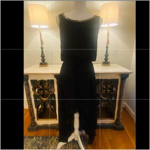 2/$20 Pretty Black Chiffon Dress by Forever 21 size Medium M